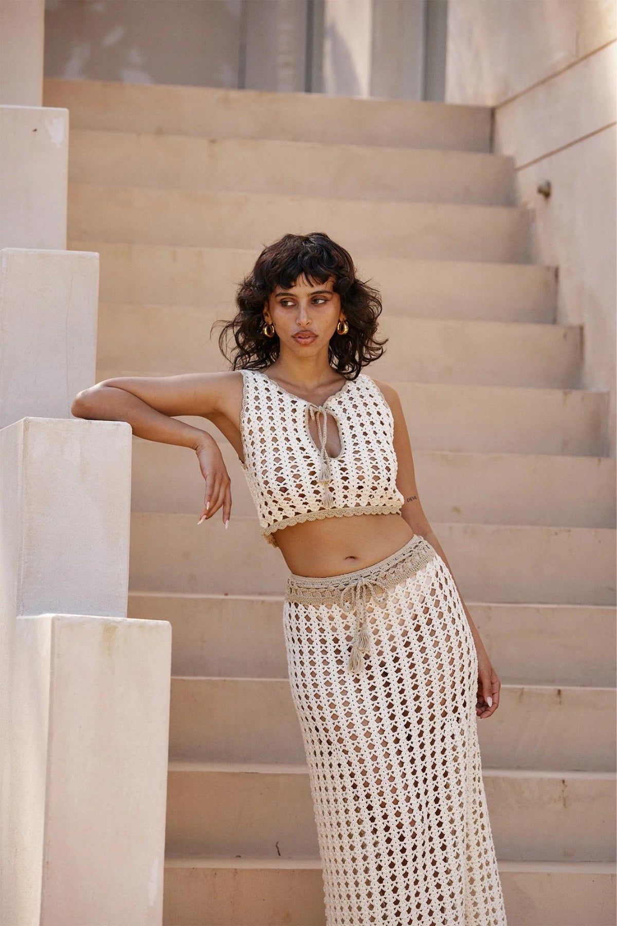 Rylee Keyhole Crop | Ivory
