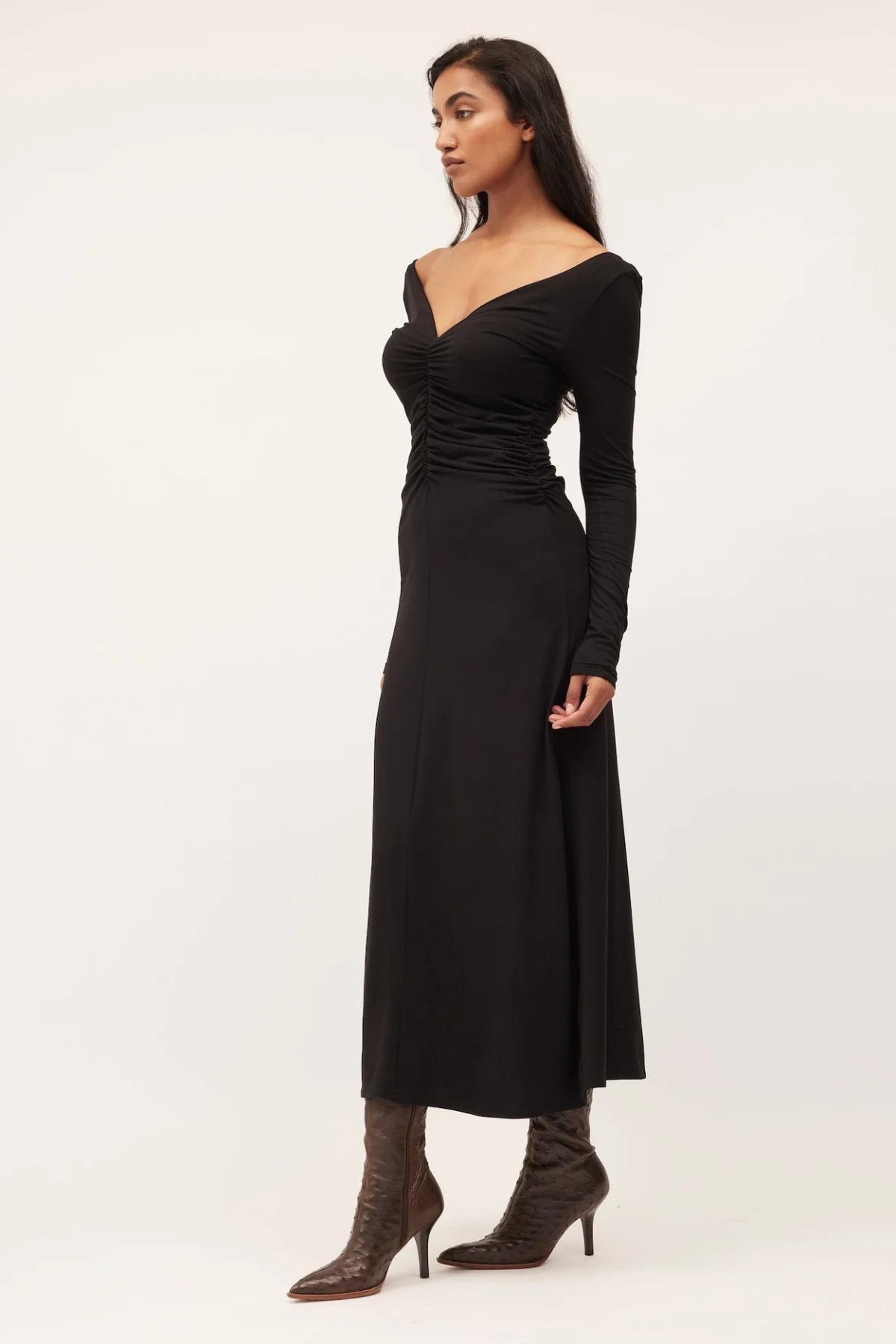 Echo Dress | Black Jersey