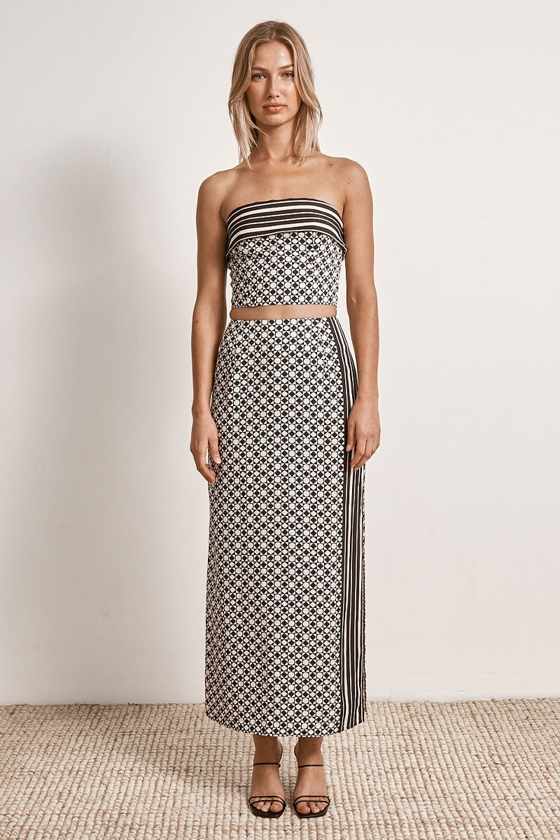 Moonlight Skirt | Geo Print