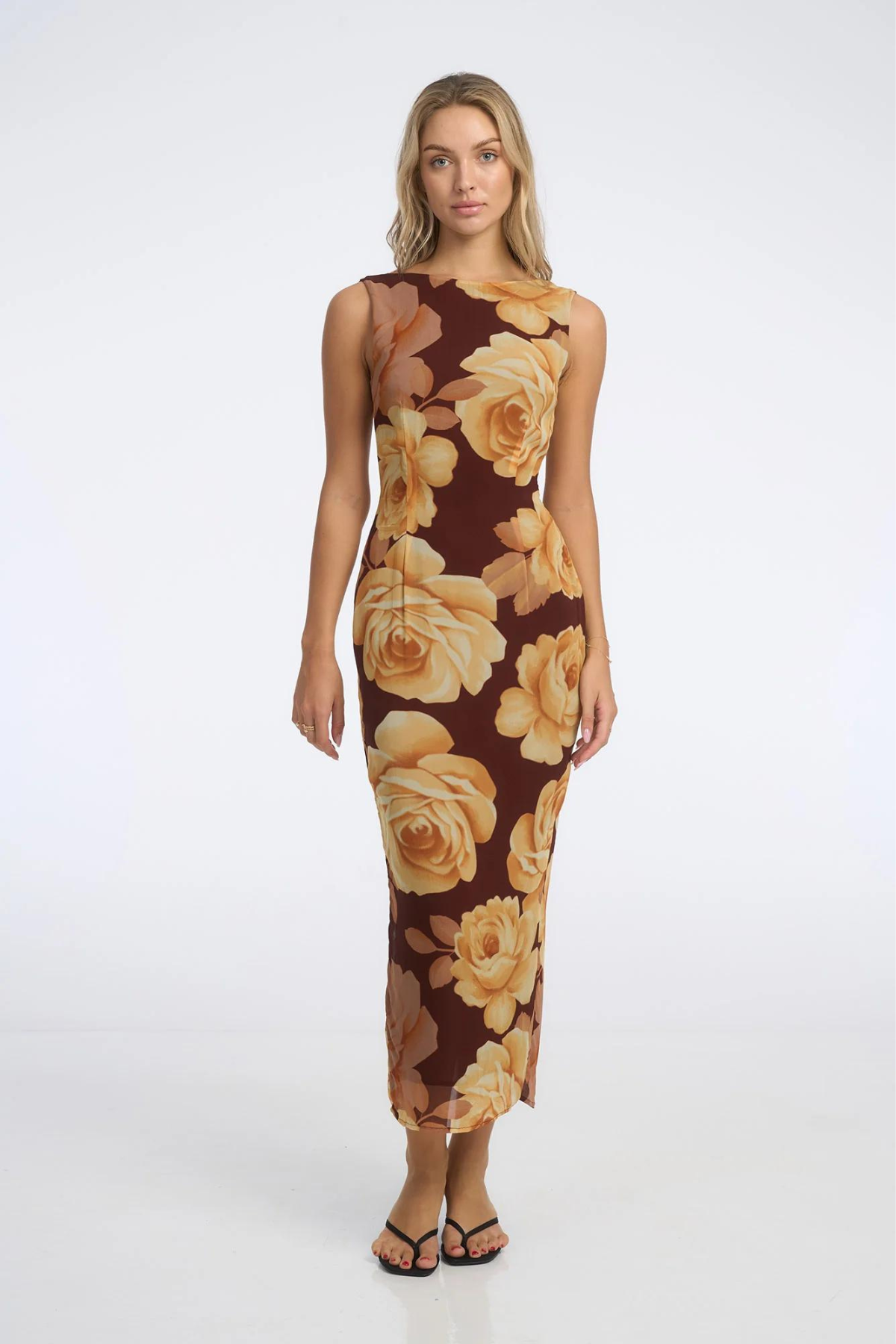 Audrey Midi Dress | Maple Floral