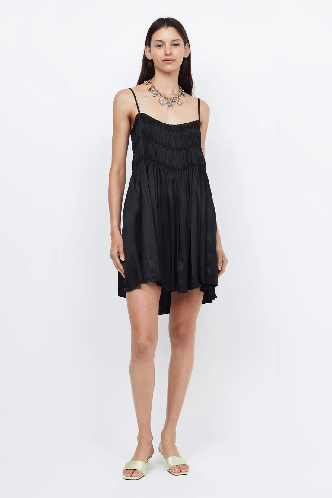 Dali Mini Shift Dress | Black