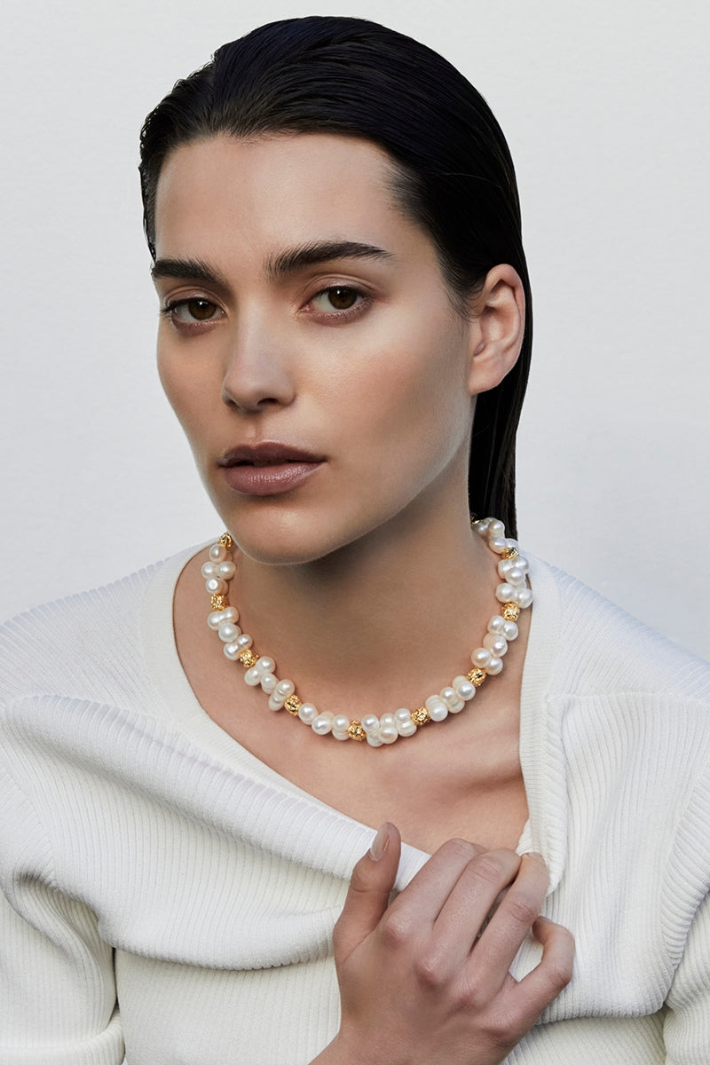 Farida Necklace | Pearl