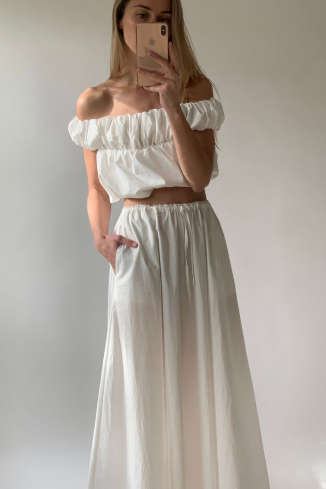 Billie Crop | Ivory