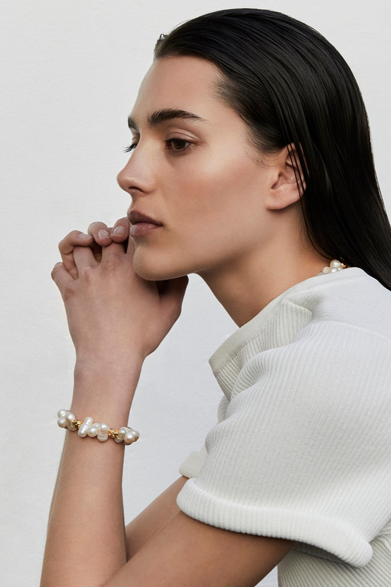 Farida Bracelet | Pearl