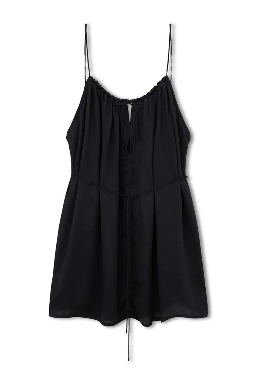 Lenzing Tencel Mini Dress | Black