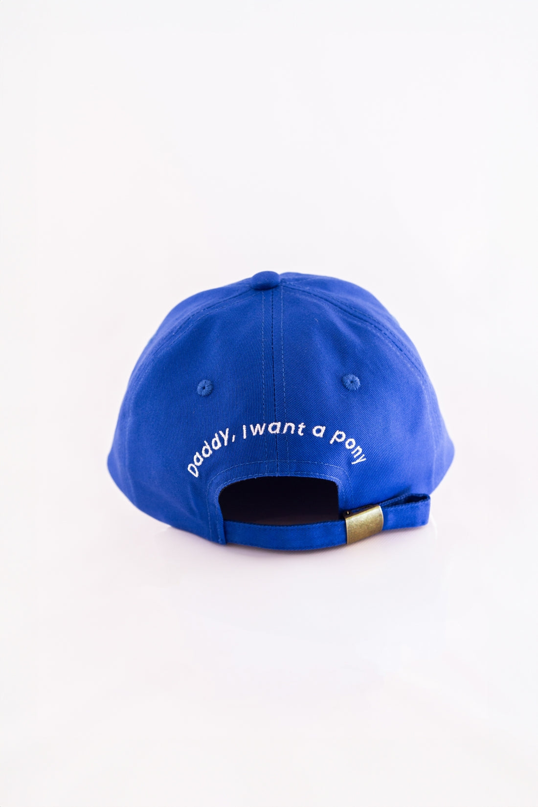 Horse Girl Cap | Blue/White