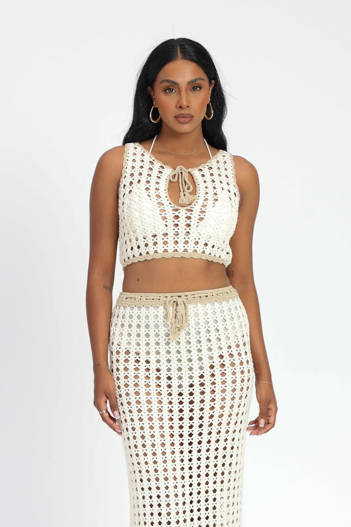 Rylee Keyhole Crop | Ivory