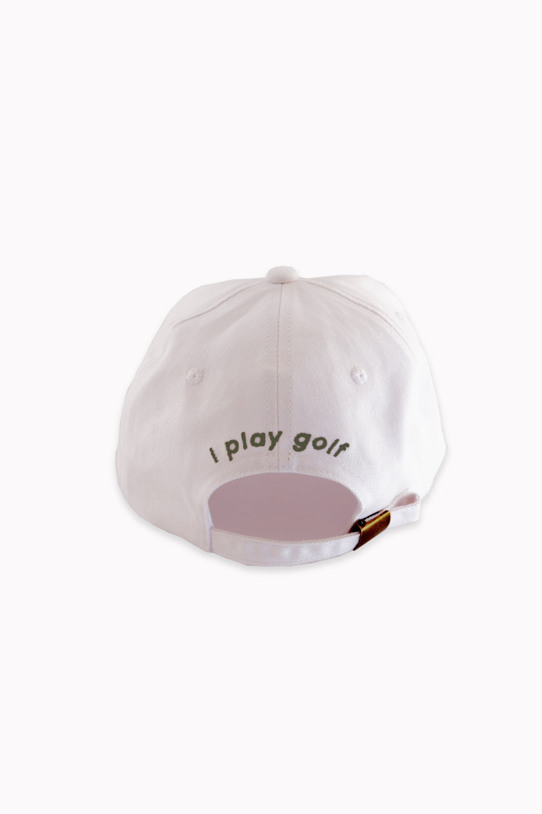 &quot;A&quot; Game Golf Cap | White/Olive
