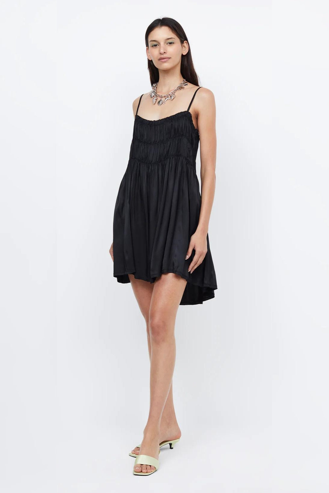 Dali Mini Shift Dress | Black
