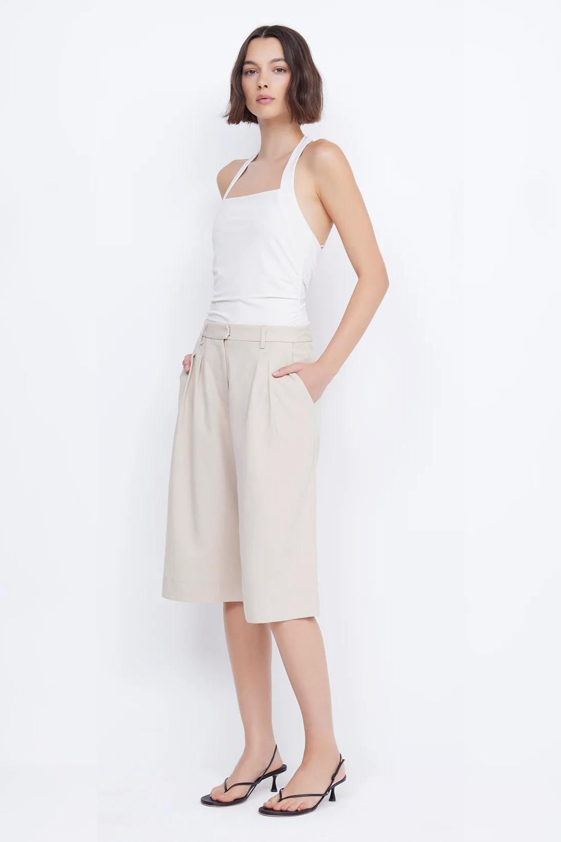Blanche Halter Top | White