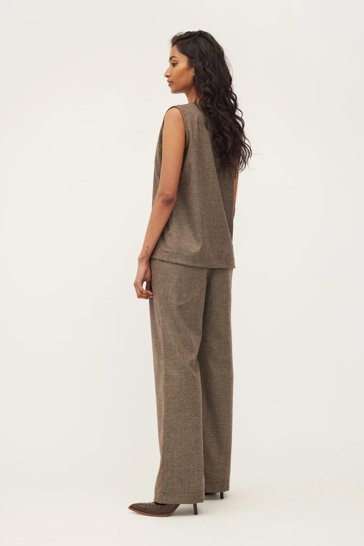Zoe Pant | Biscuit Wool