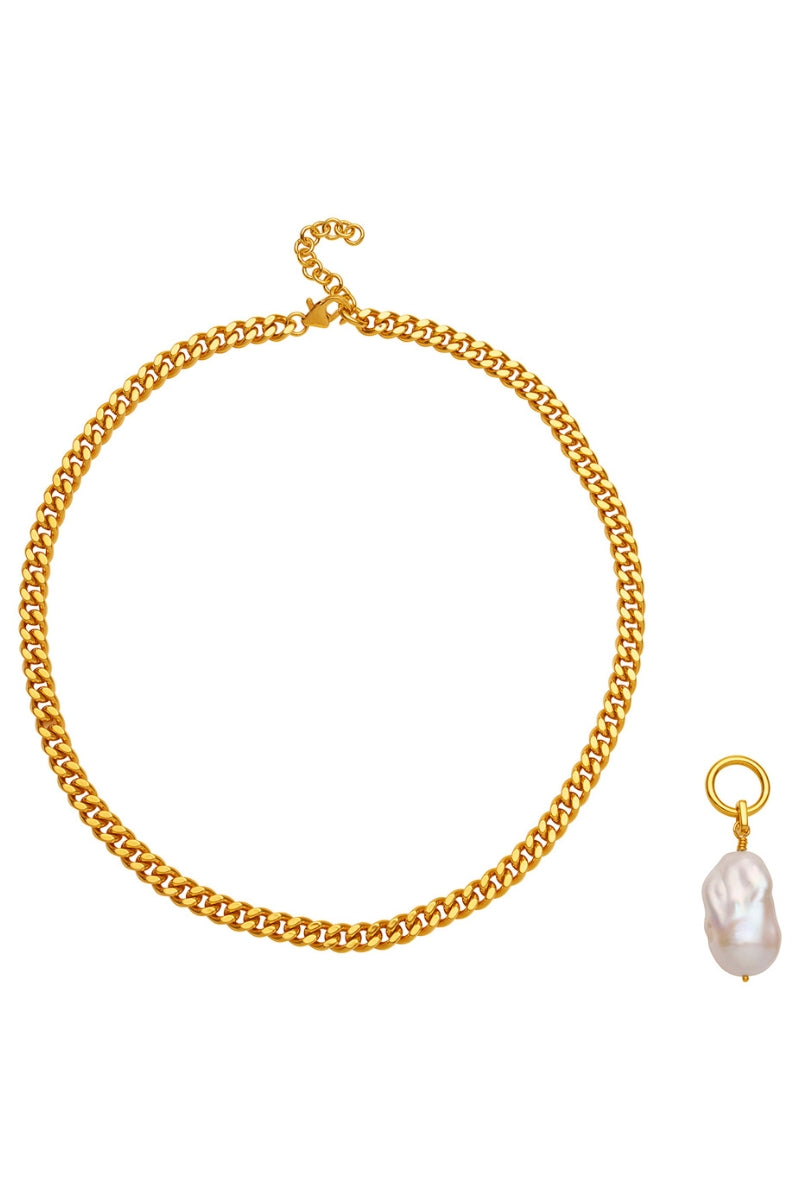 Shields Necklace | Pearl