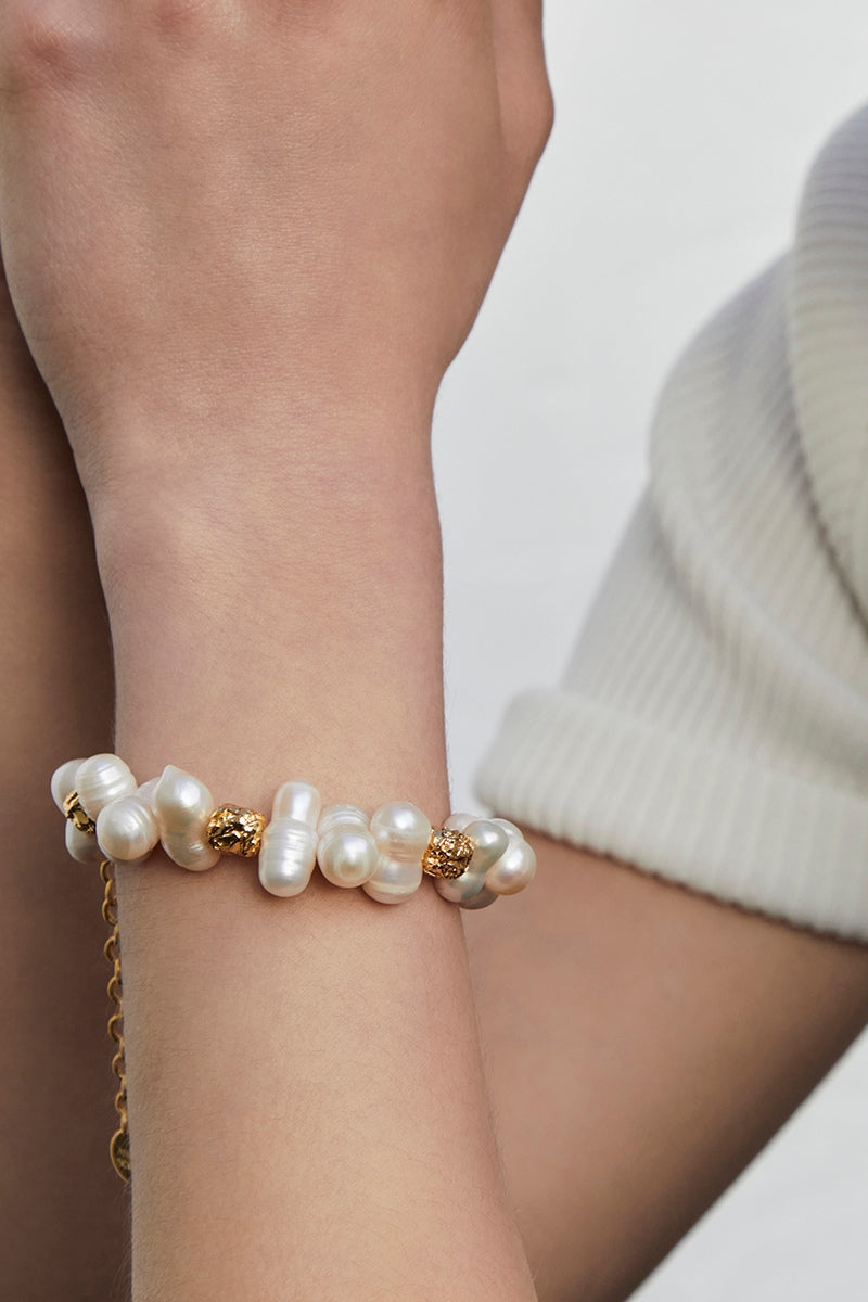 Farida Bracelet | Pearl