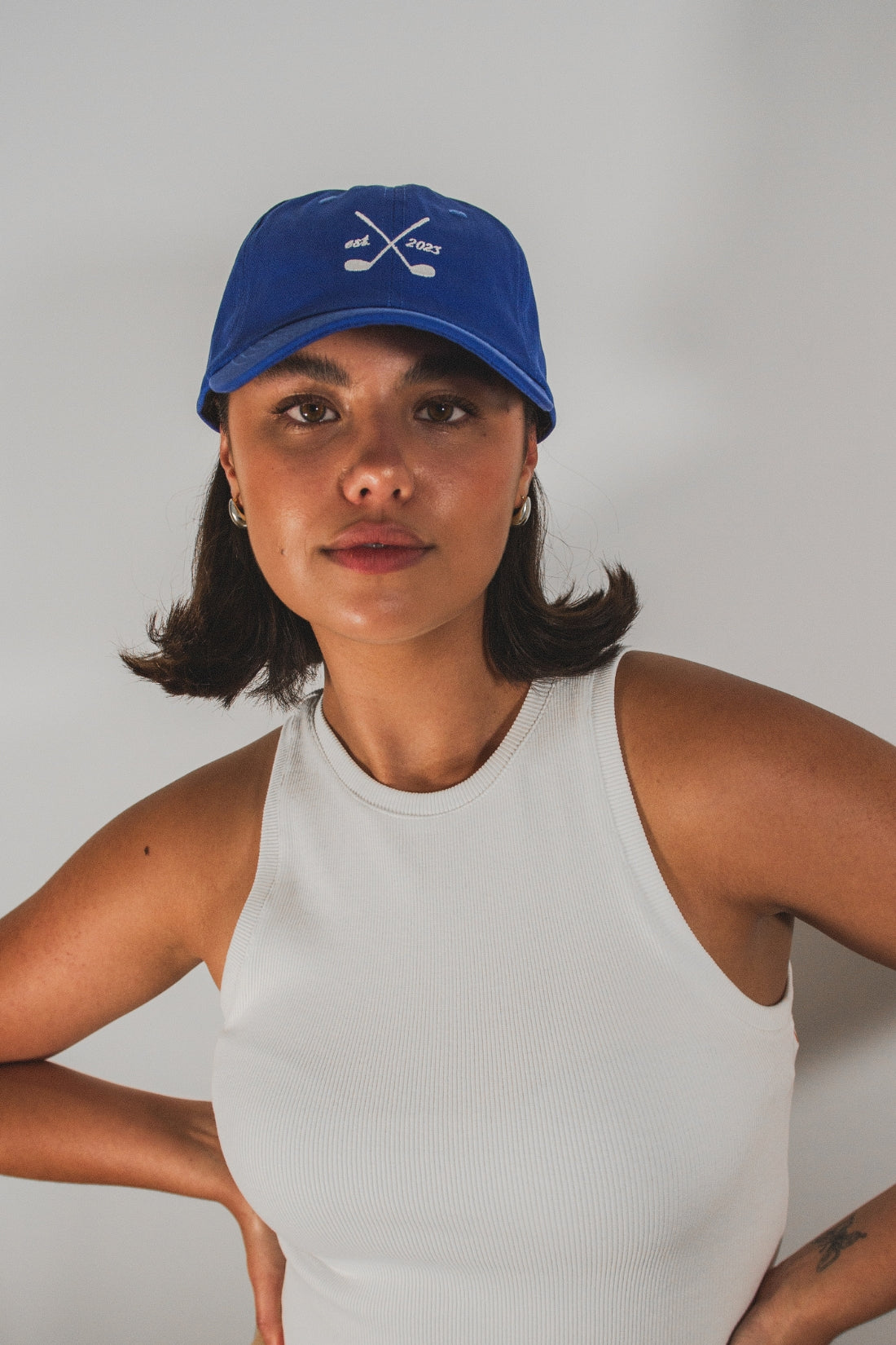 &quot;A&quot; Game Golf Cap | Blue/White