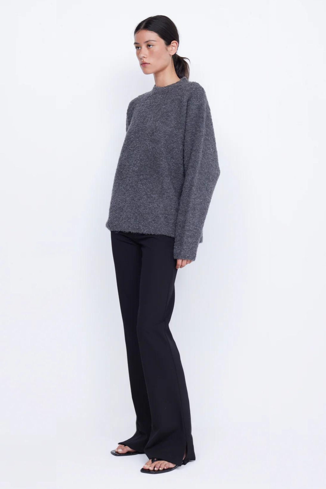 Brice Knit Jumper | Charcoal