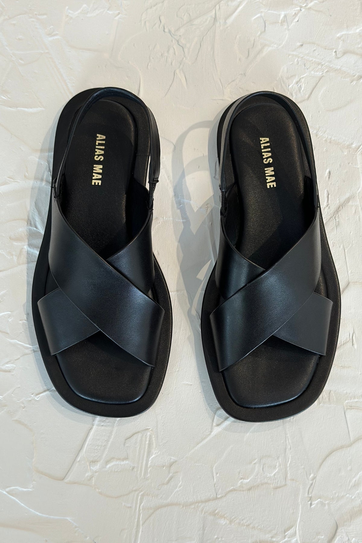 Keya Sandal | Black Leather