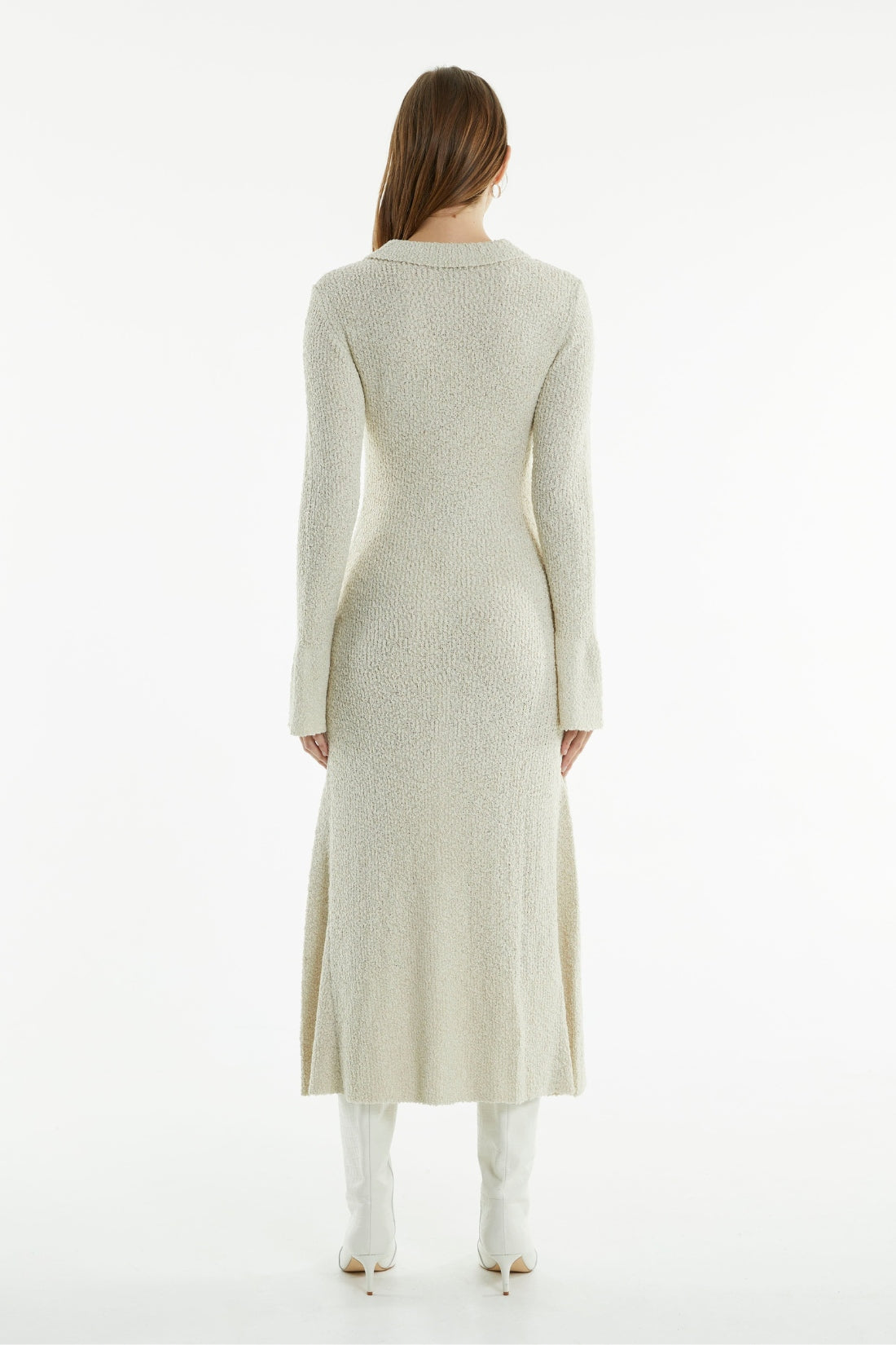 Unbound Knit Shirt Dress | Shell