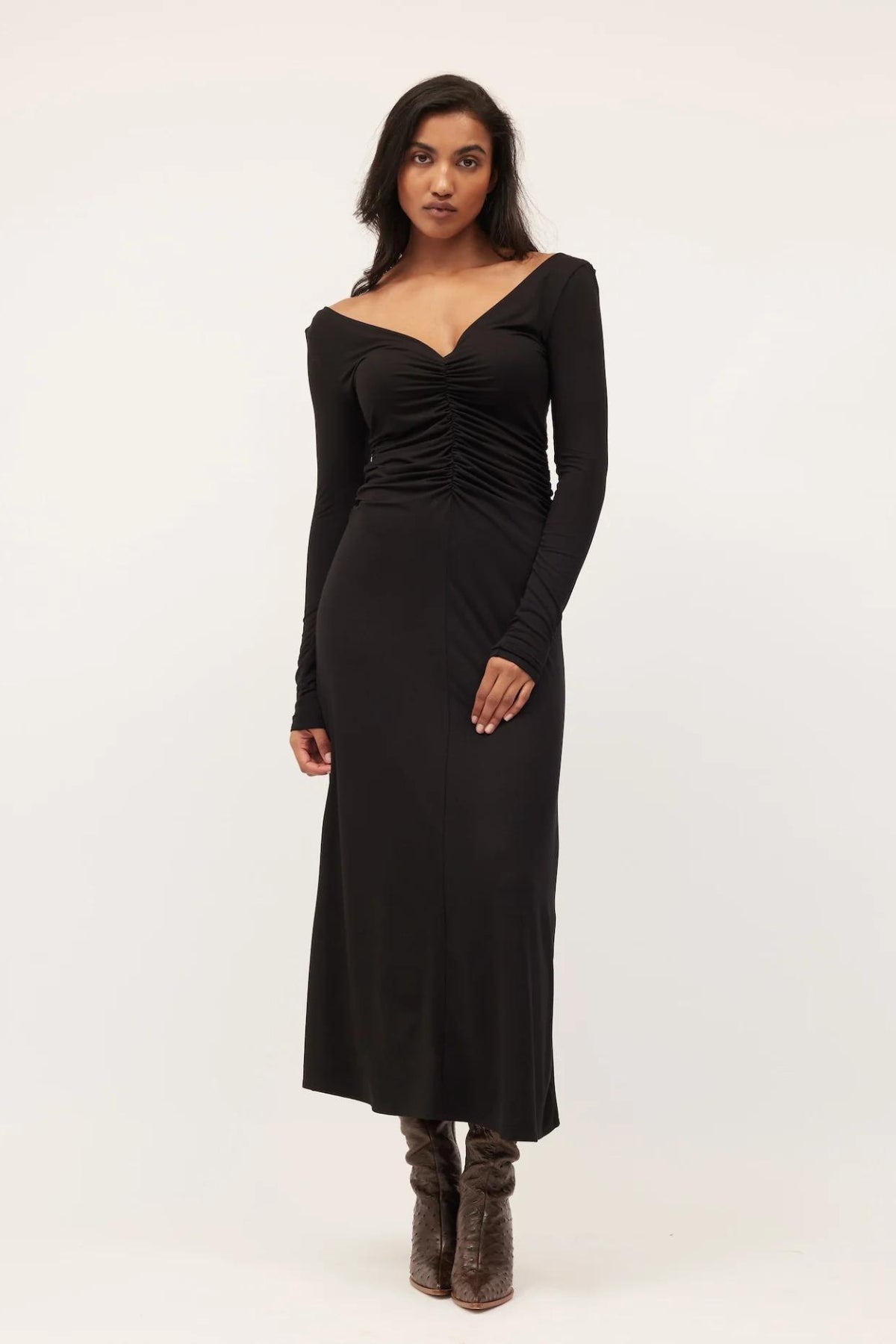 Echo Dress | Black Jersey