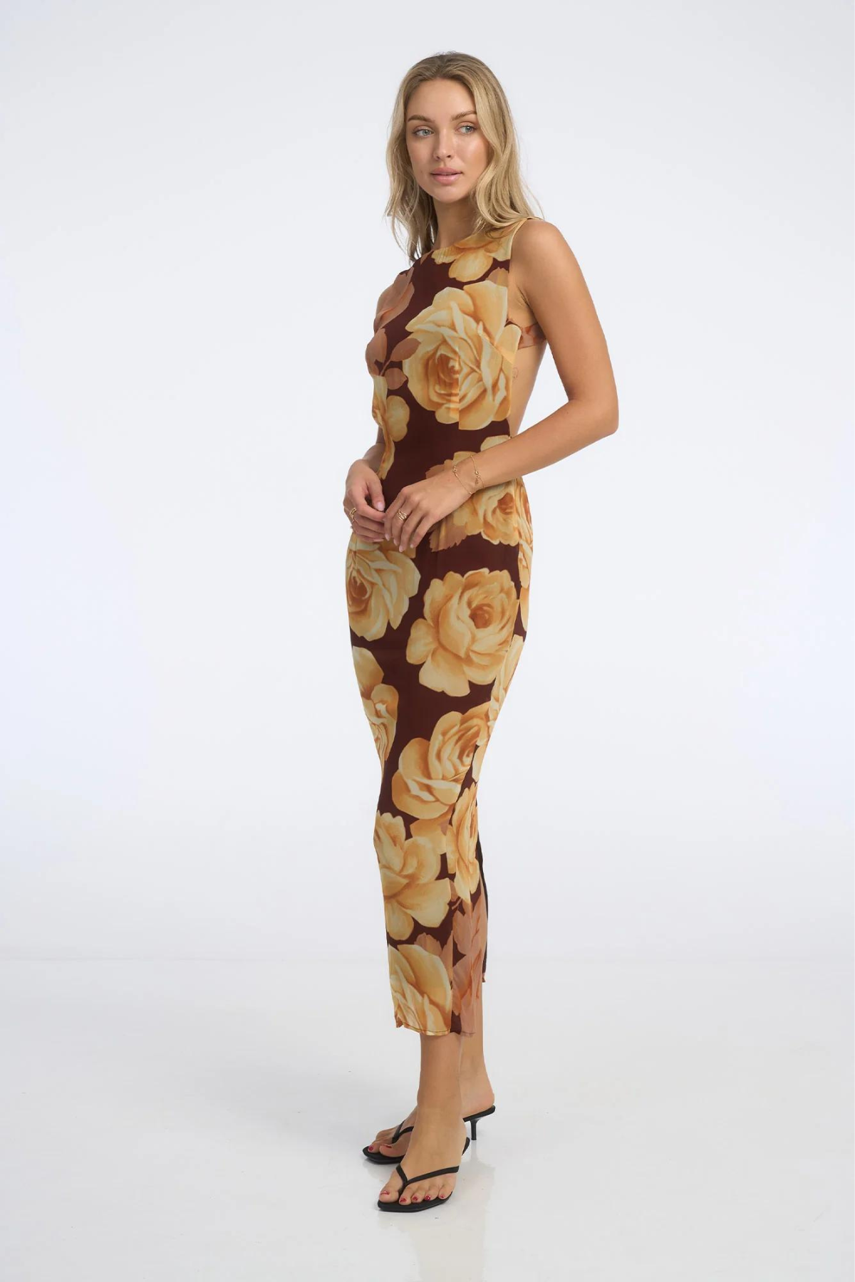 Audrey Midi Dress | Maple Floral