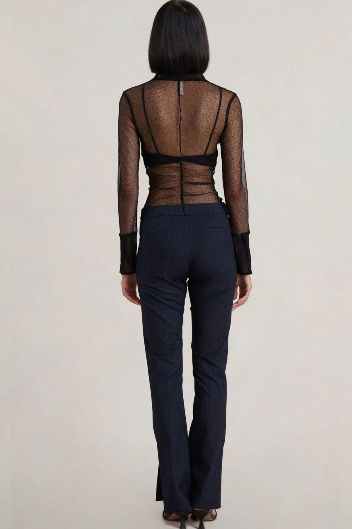 Gabriella Long Sleeve Top | Black