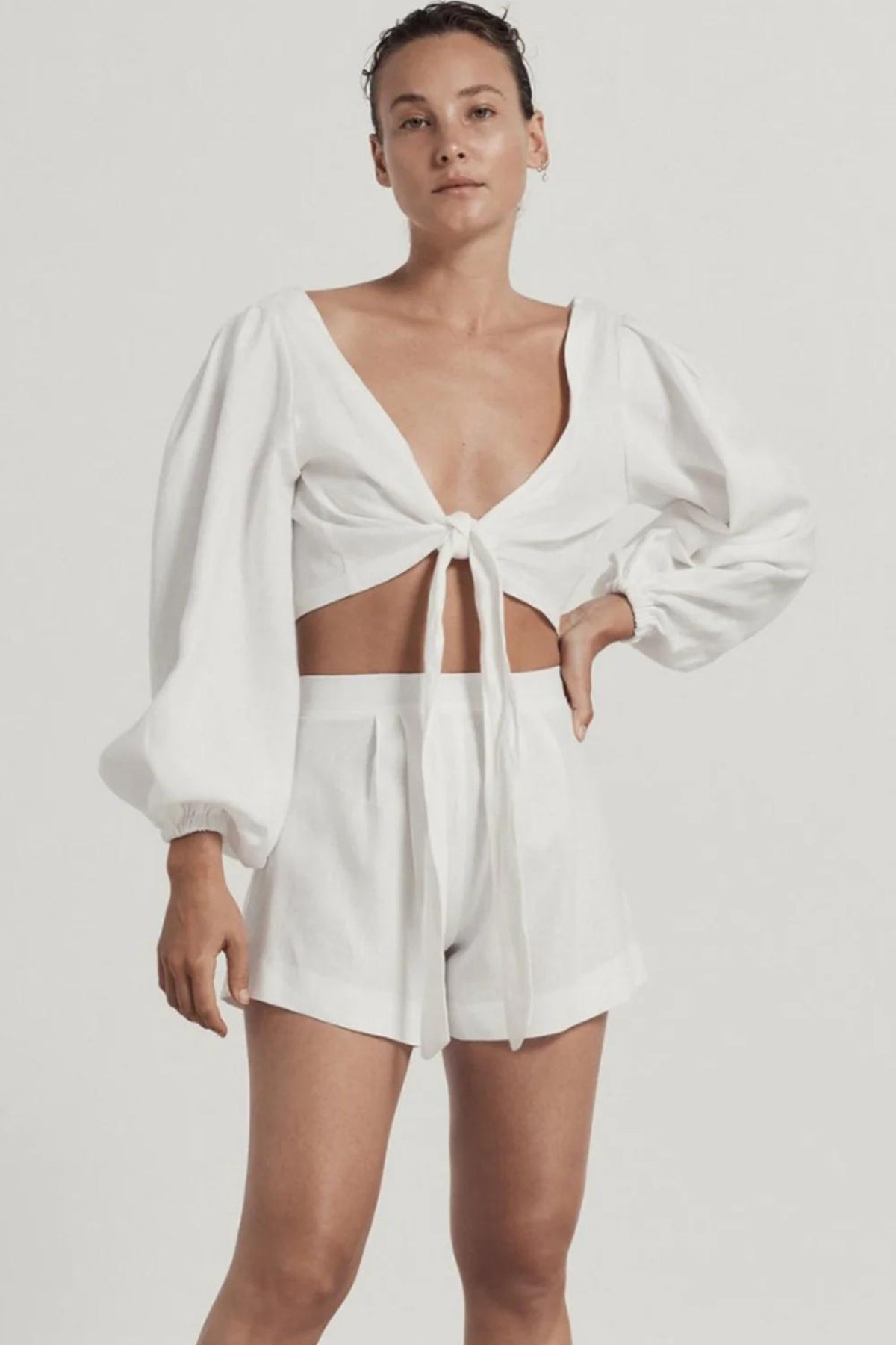 Maya Mini Short | White