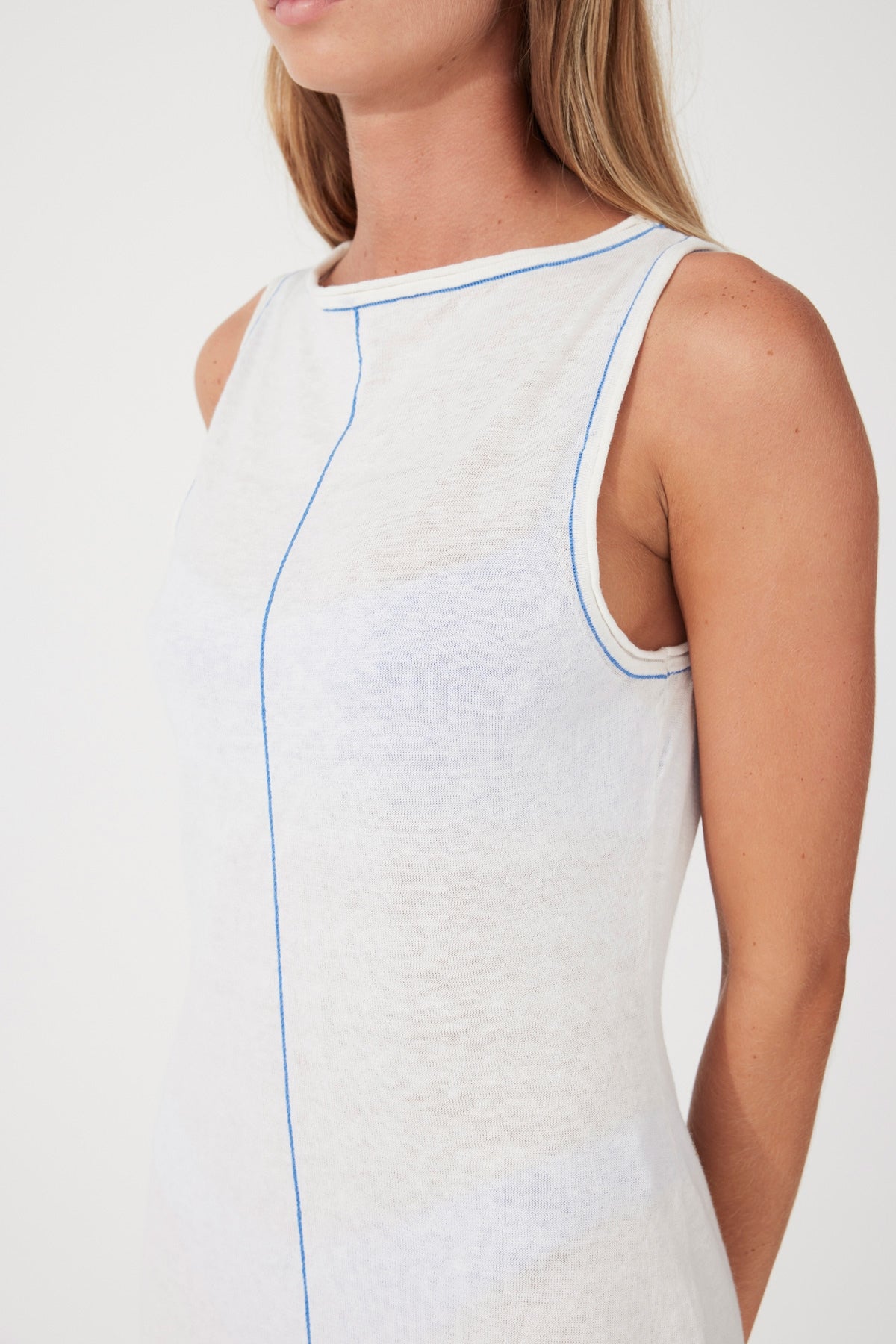 Contrast Knit Mini Dress | Milk