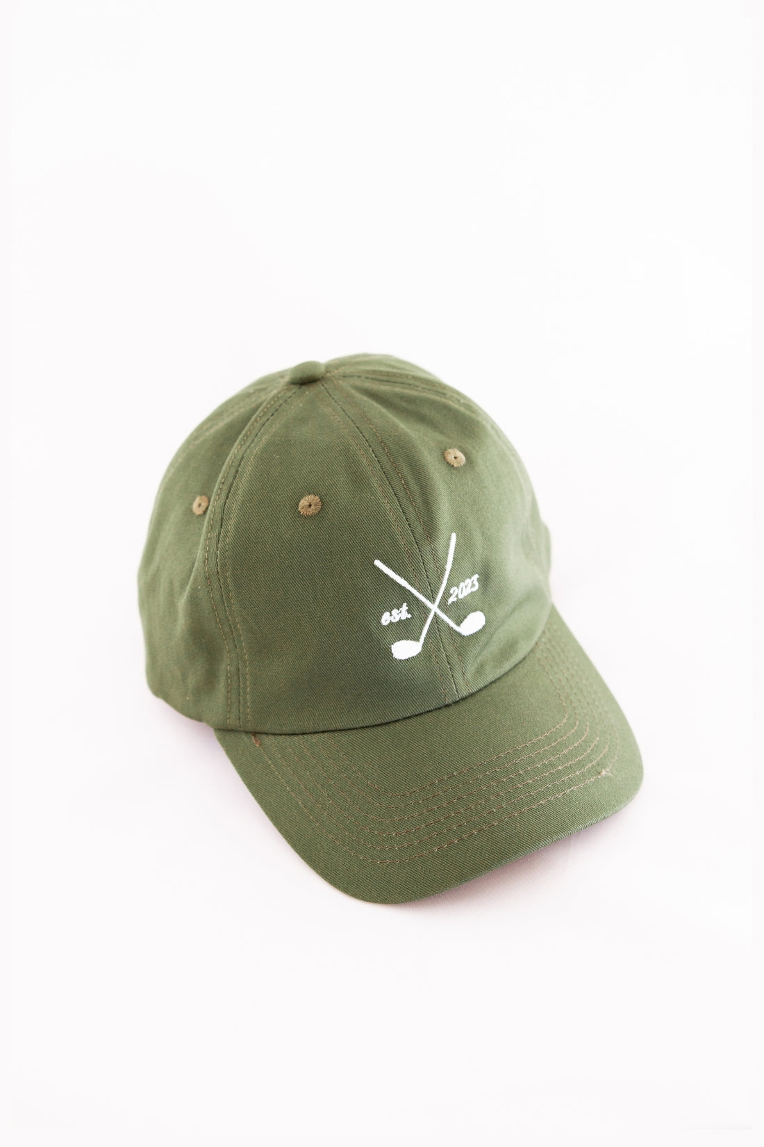 &quot;A&quot; Game Golf Cap | Olive/White