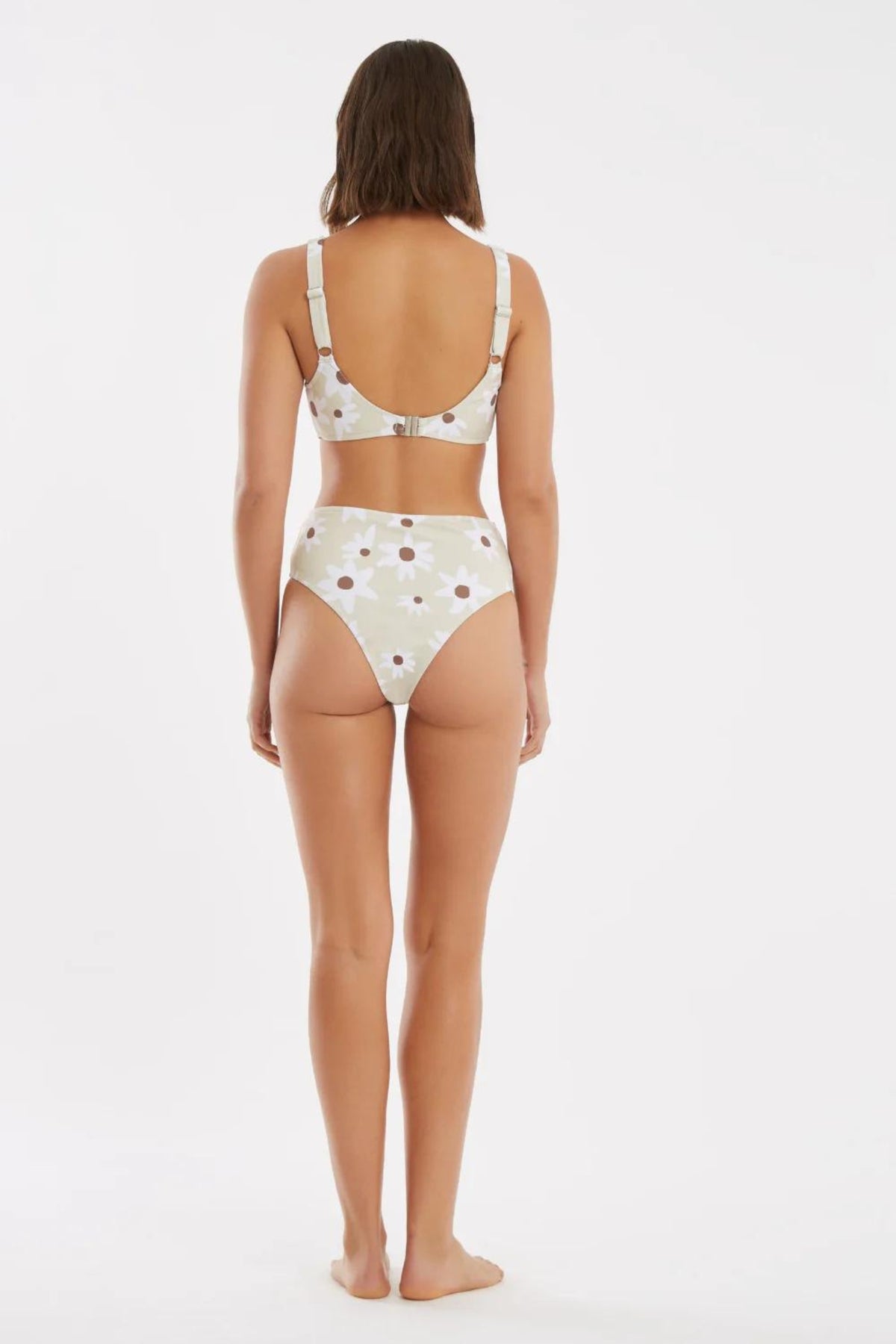 High Waisted Brief | Paper Flower