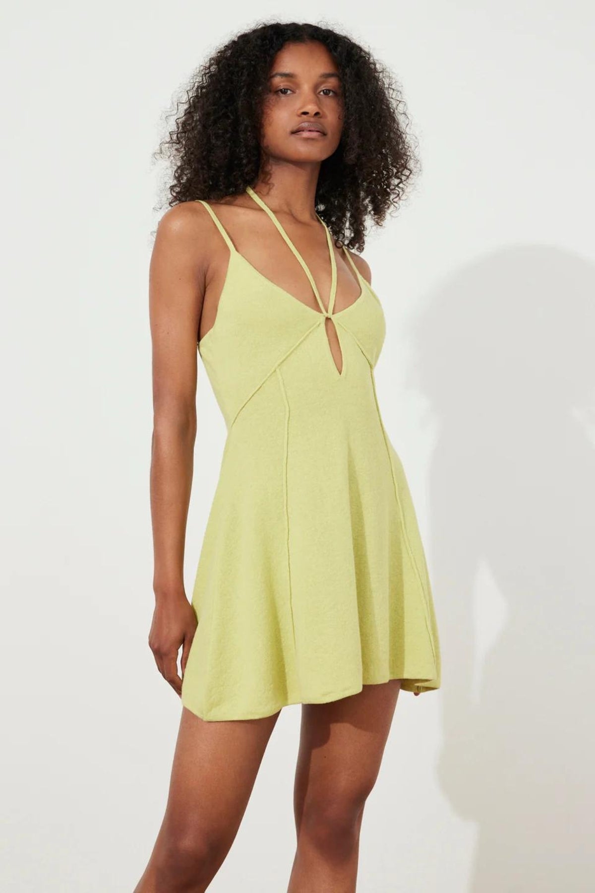 Panelled Knit Dress | Kiwi