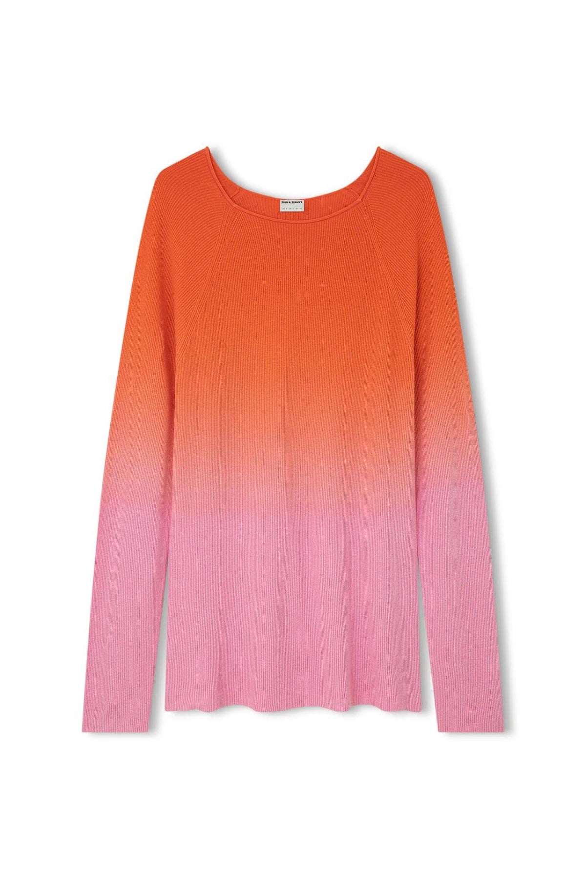 Merino Blend Knit Top | Pink Ombre