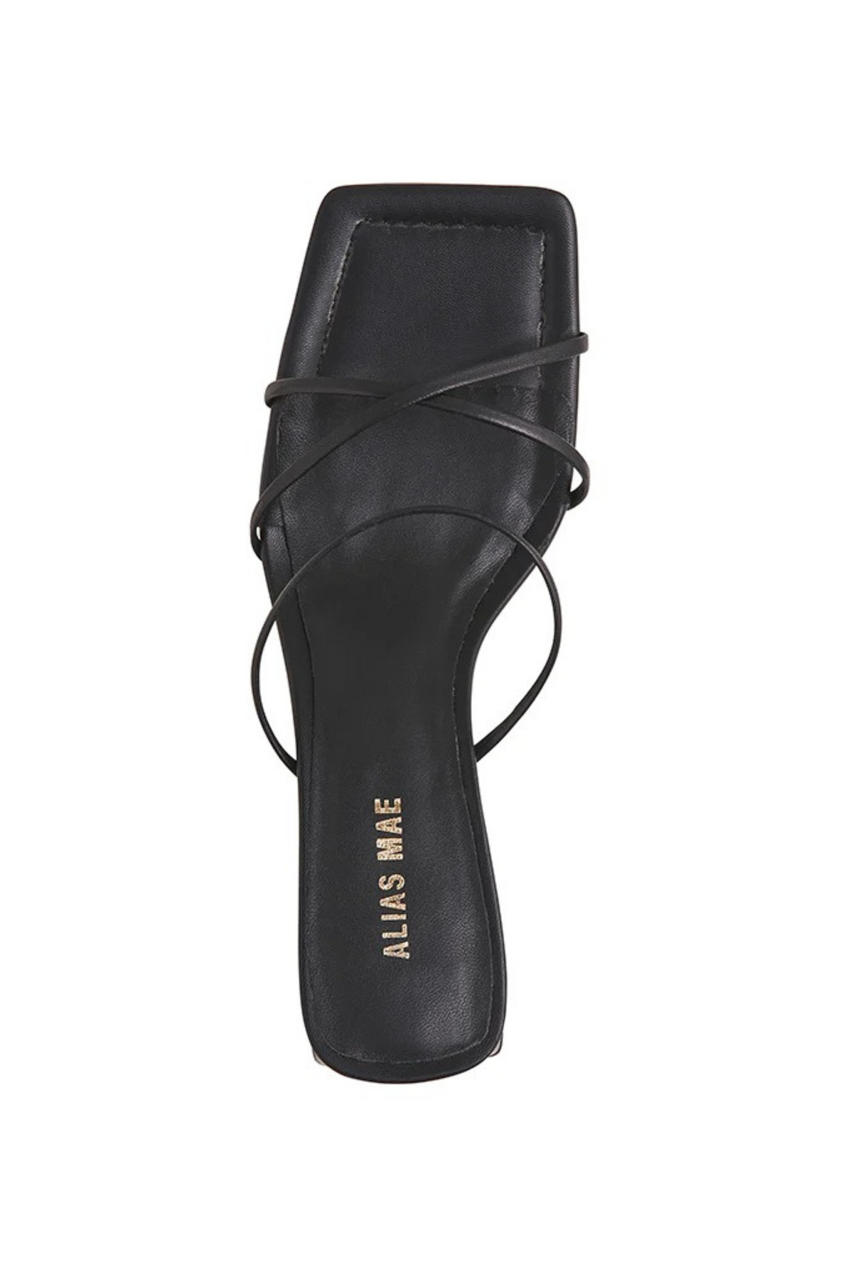 Arabella Heel | Black Leather