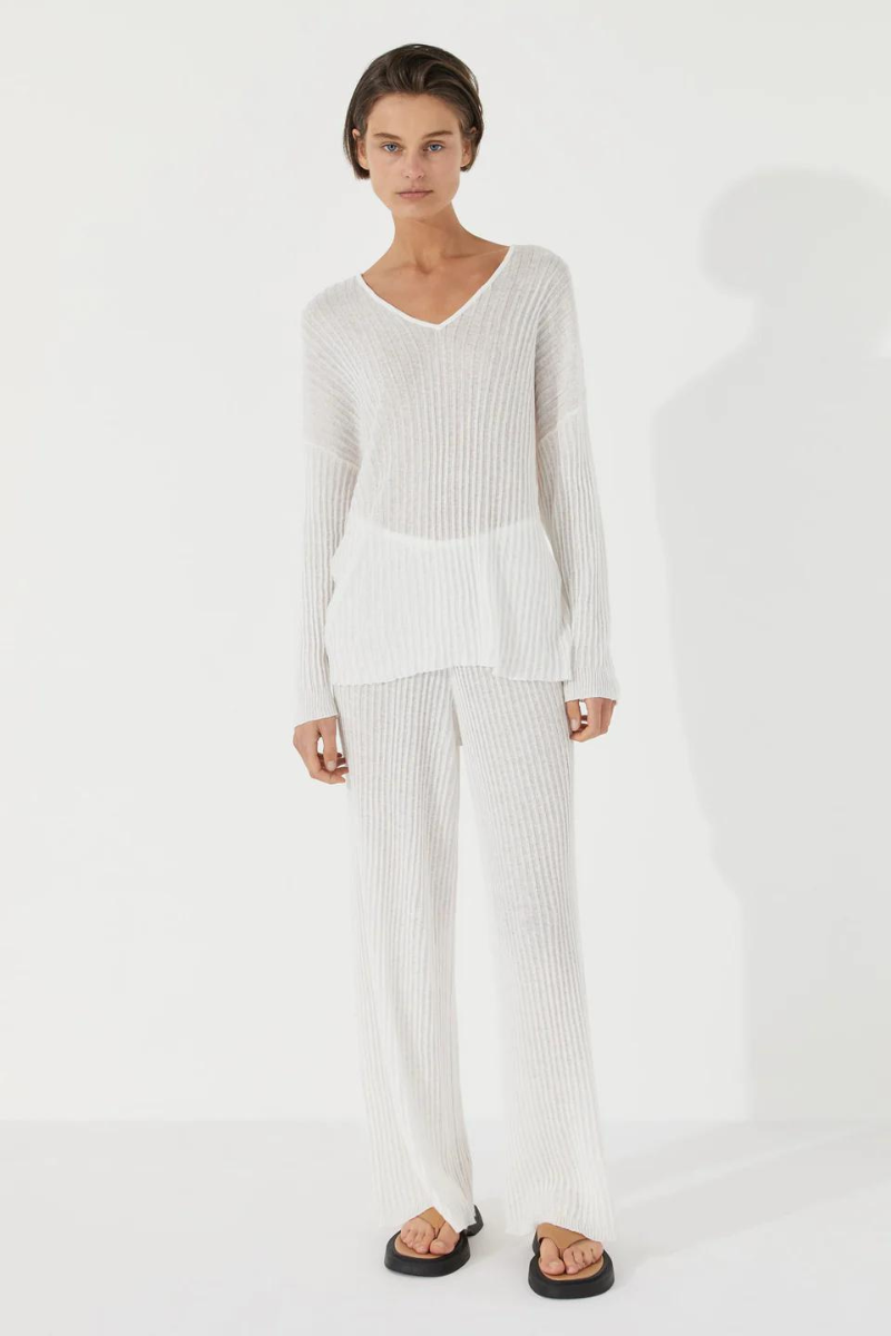 Ribbed Knit Pant | Shea