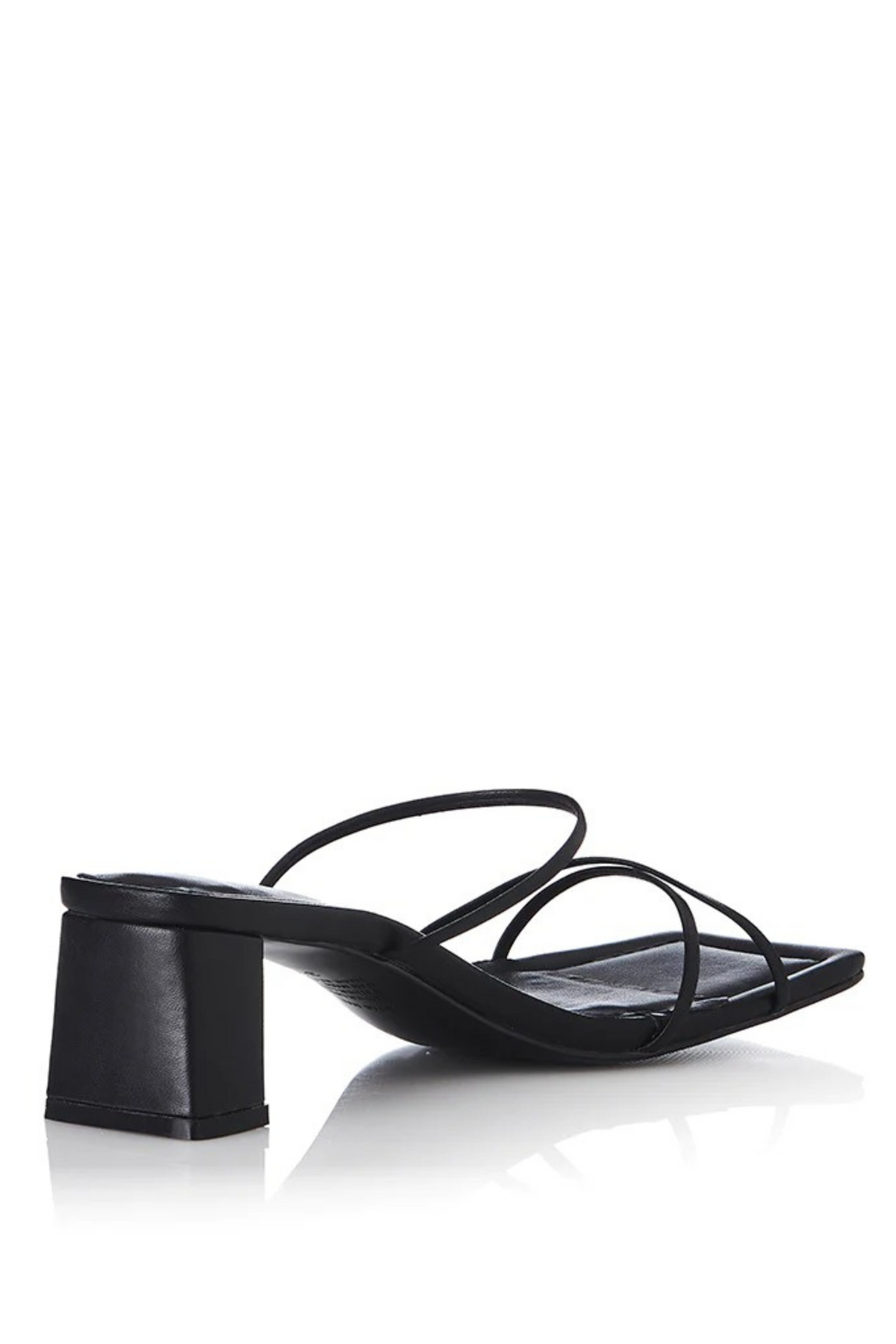 Arabella Heel | Black Leather