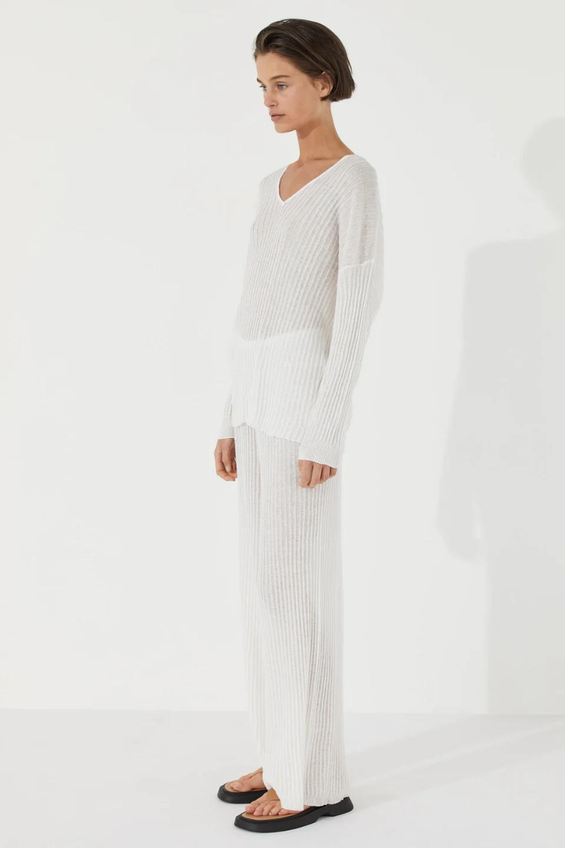 Ribbed Knit Pant | Shea