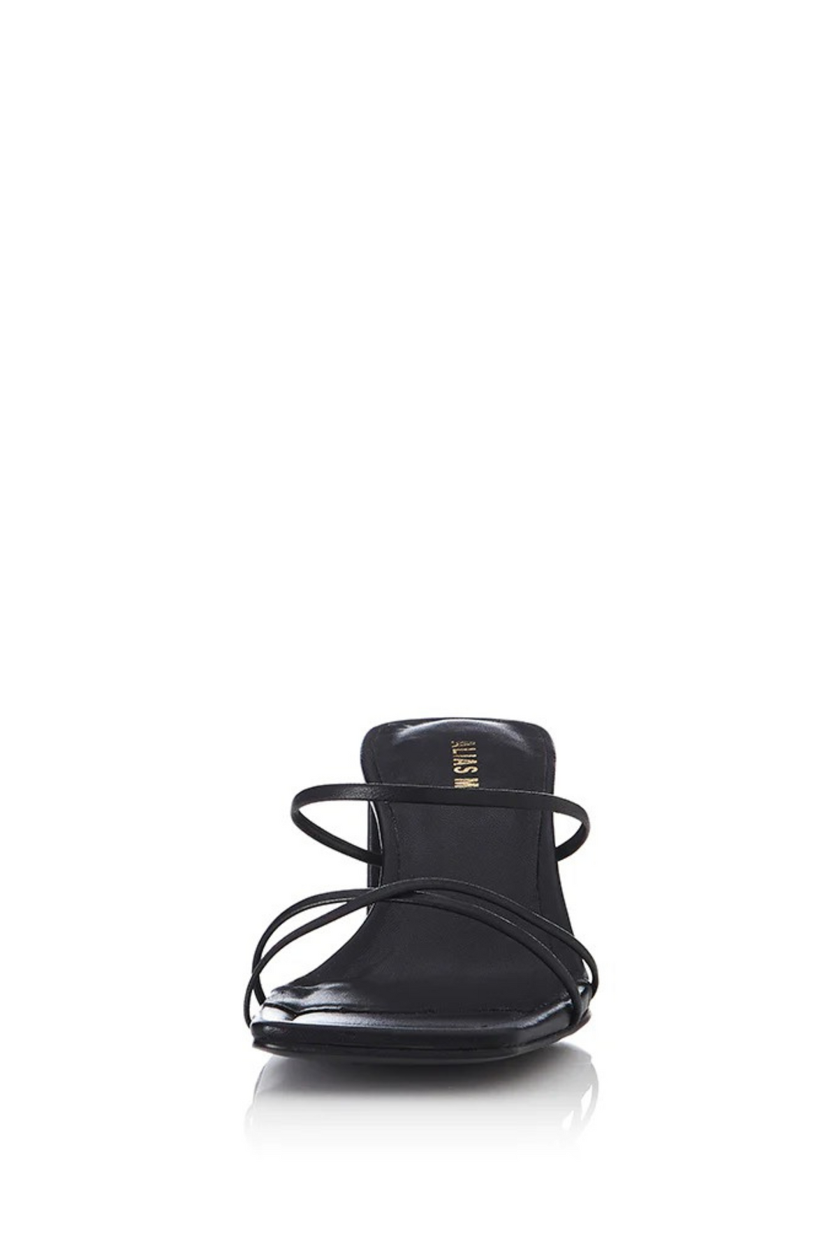Arabella Heel | Black Leather